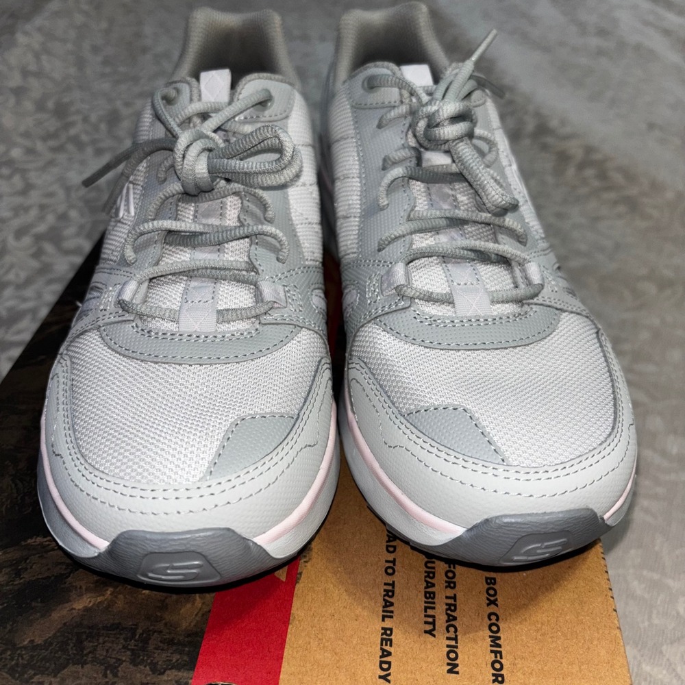 Skechers Sport Adventure Sneakers Womens 11 Grey Pink All Terrain 180233